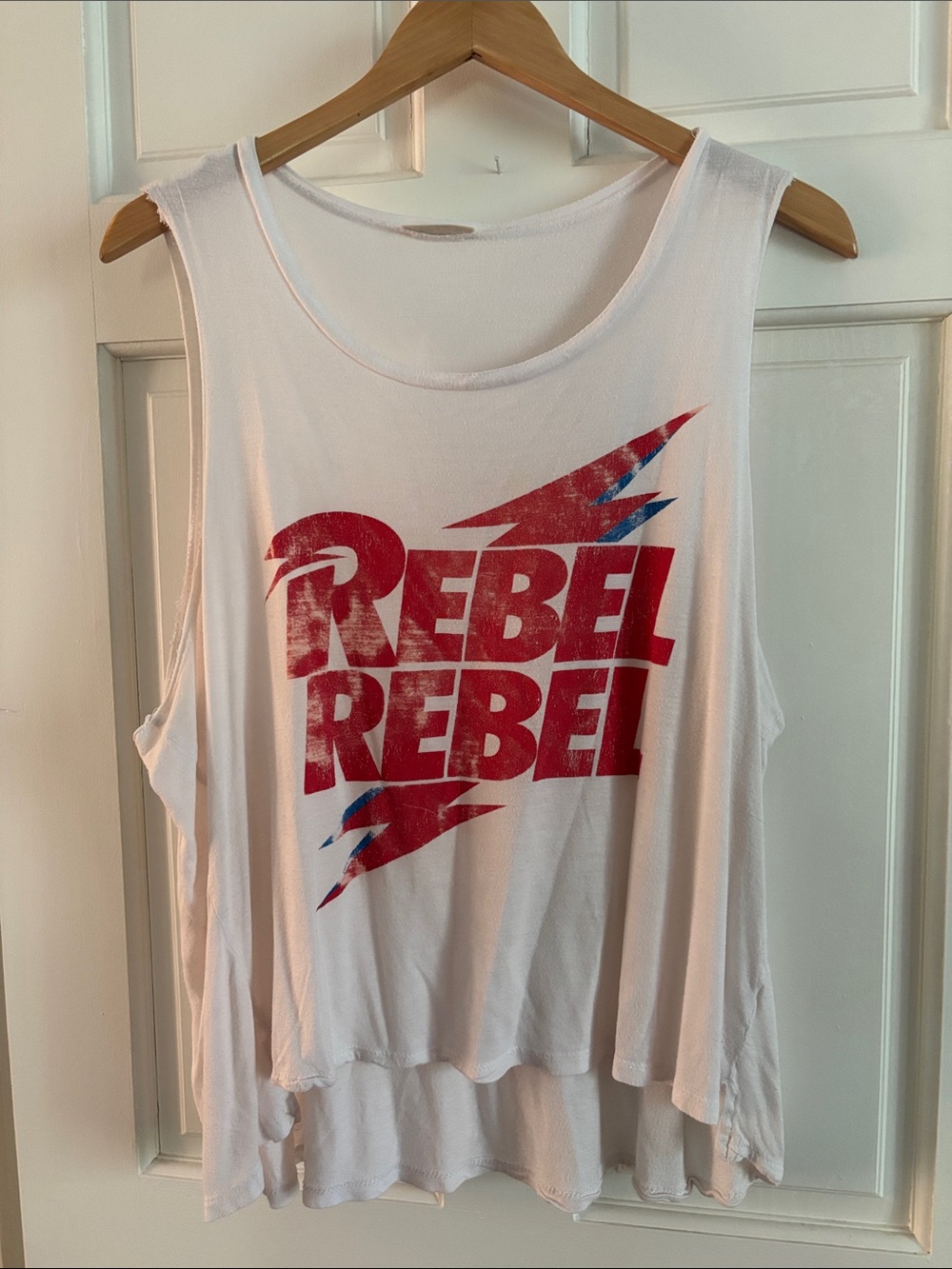 🤘Wst Cst | Oversized Bowie Flowy Muscle Tank⚡️